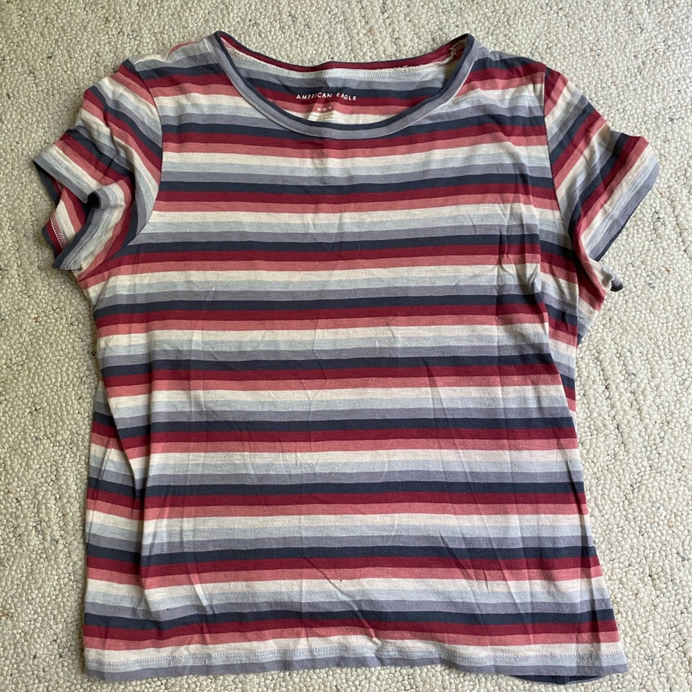 American Eagle Striped Tee